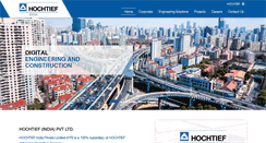 Desktop Screenshot of hochtief-india.com