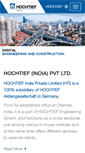 Mobile Screenshot of hochtief-india.com